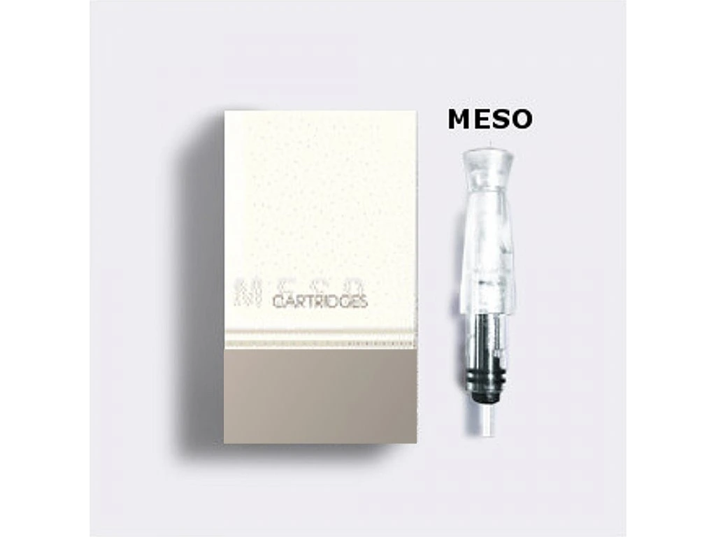 Cartouche Meso avec 18 embouts en plastique